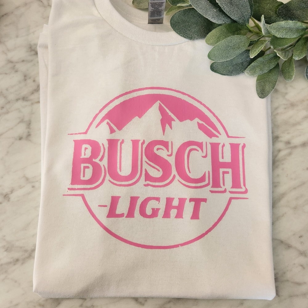Busch light shirt beer party pink cute popular trending